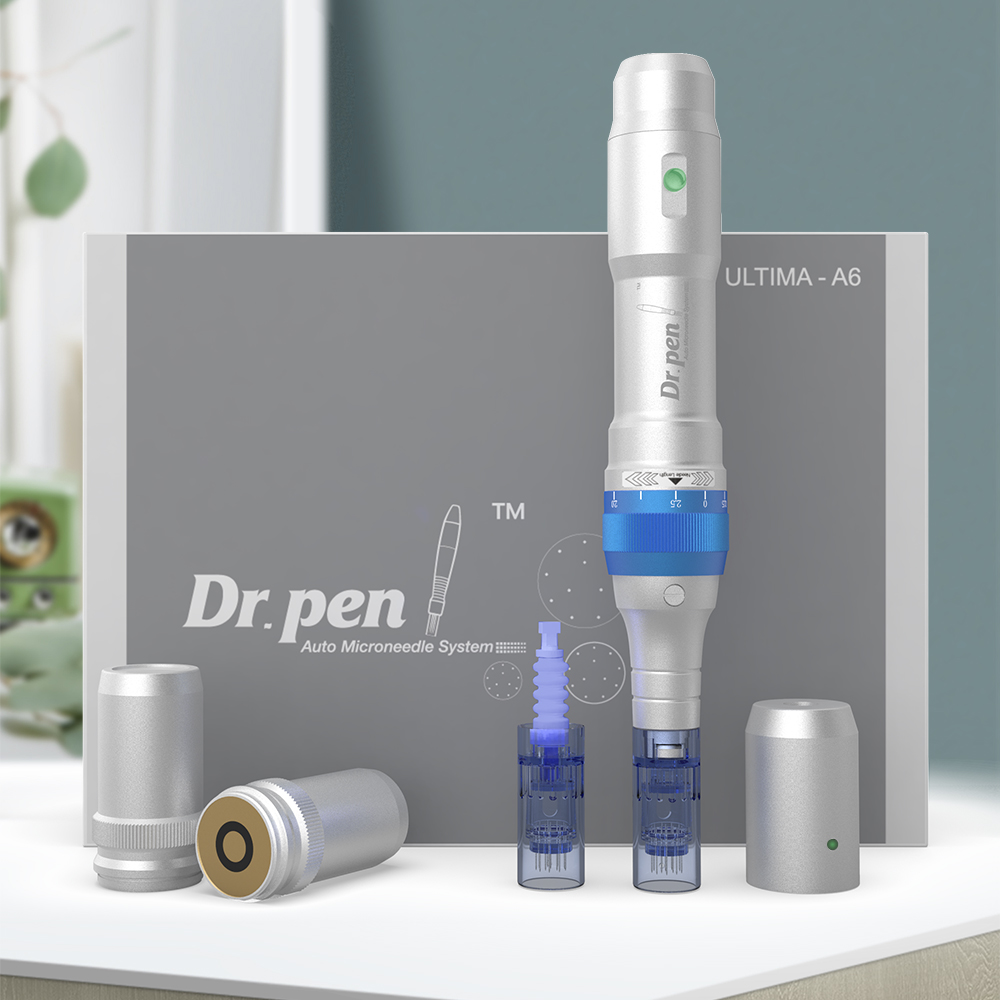 A6 Wired & Wireless Derma Pen With Two Batteries Anti Wrinkle Skin Care Device Microneedling Pen For Home Use And Beauty Salon Use