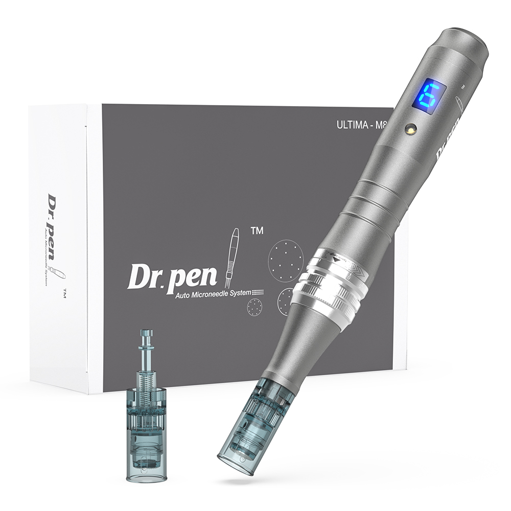 Home Use Micro Needling Pen Dr.pen M8 Derma Pen Beauty Device 6 Levels LED Screen Derma Needling Pen For Acne Treatment for Lips and Feet with US Plug Beauty Care